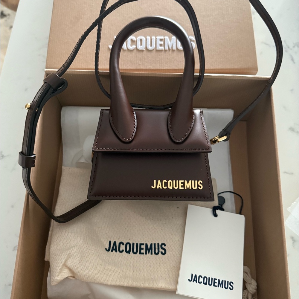 Le Chiquito Leather Brown Bag